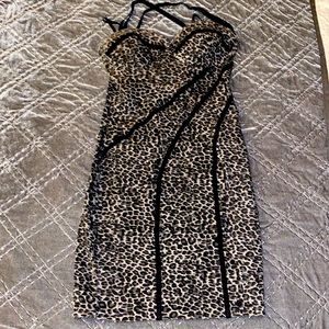 Bebe dress stretchy.